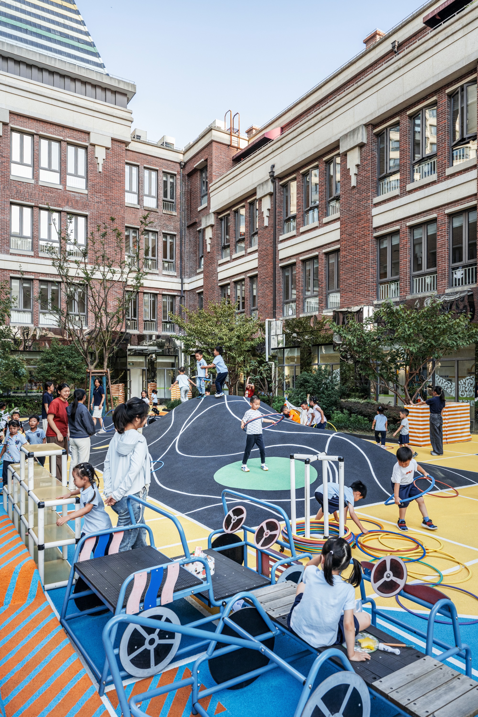 飞行棋幼儿园（上海市徐汇区科技幼儿园文定园景观提升）丨中国上海丨VIA维亚景观-74