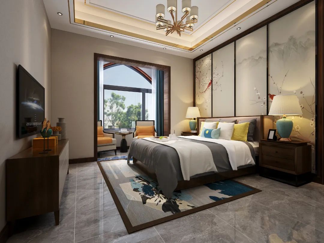 新郑别墅新中式设计-3