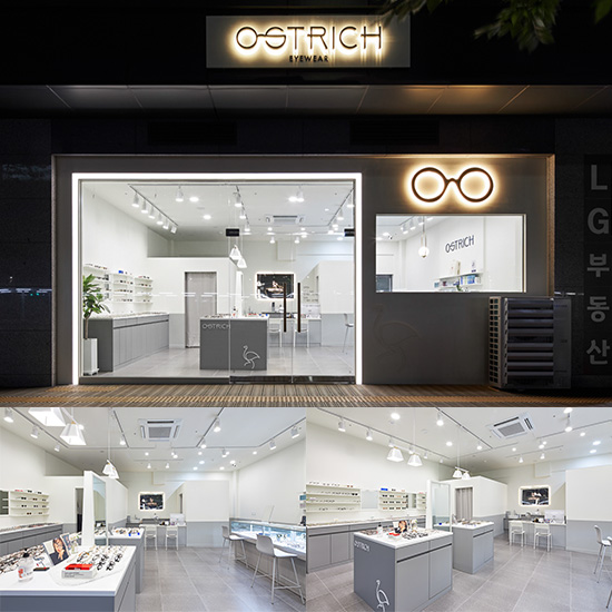 白色与灰色的极简空间 | 奥斯特里奇安景的眼镜店设计-1