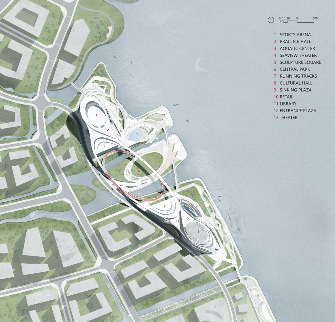 深圳国际生物谷文化中心及综合体育中心丨中国深圳丨AUBE欧博设计-7