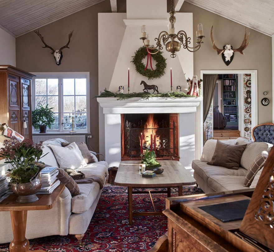 瑞典 19 世纪农场屋的温馨冬季假期-1