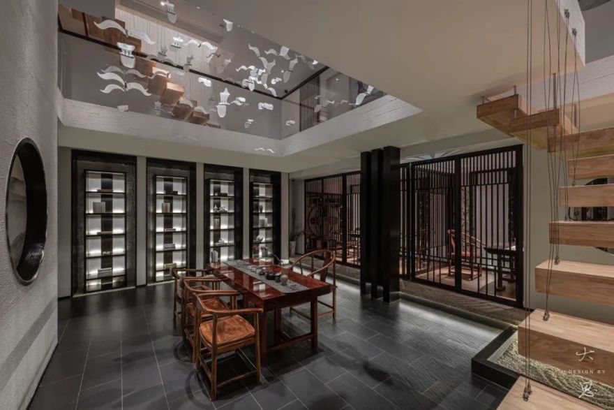 武汉茶室设计 | 传统与现代的完美融合-17