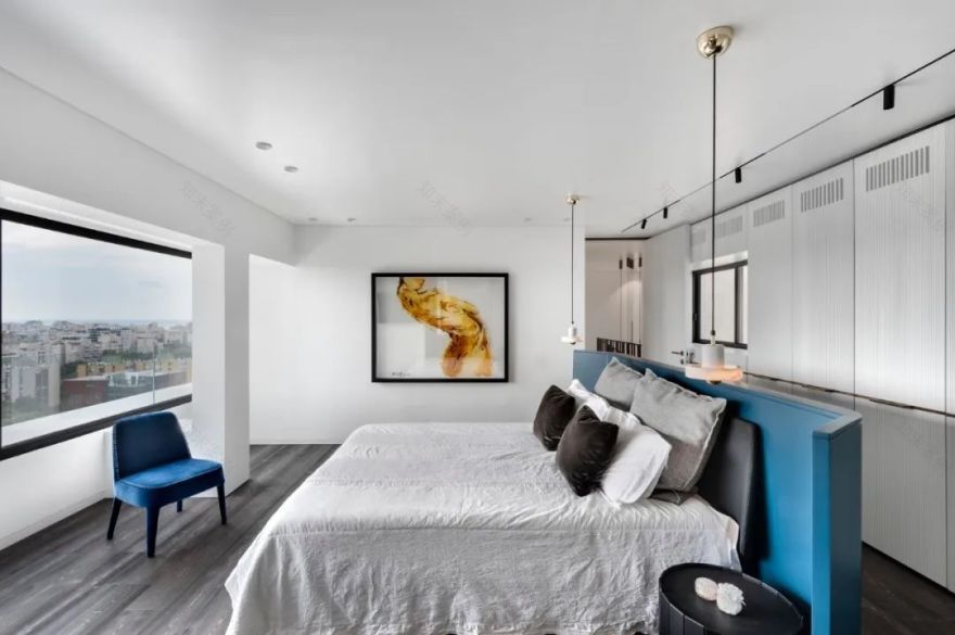 特拉维夫顶层住宅,黑白色调的时尚空间-72