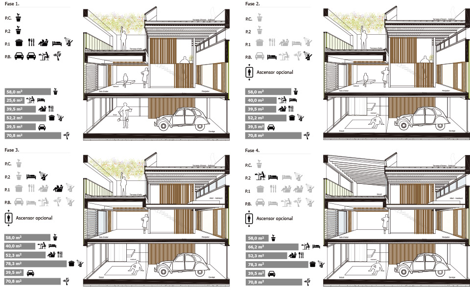 灵活布局的自然光住宅-12