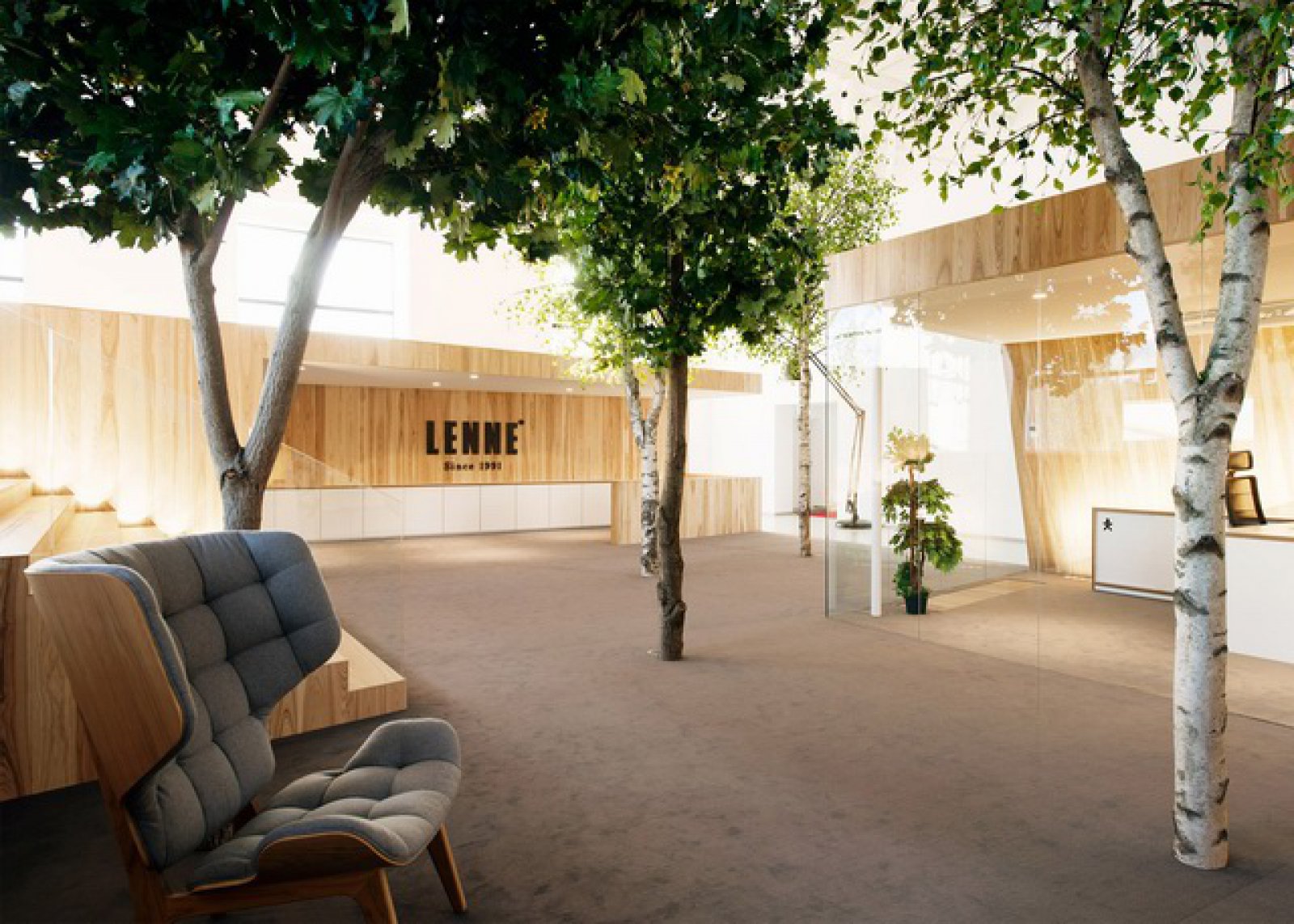 夏日森林办公空间 tree filled office  KAMP Arhitektid-1