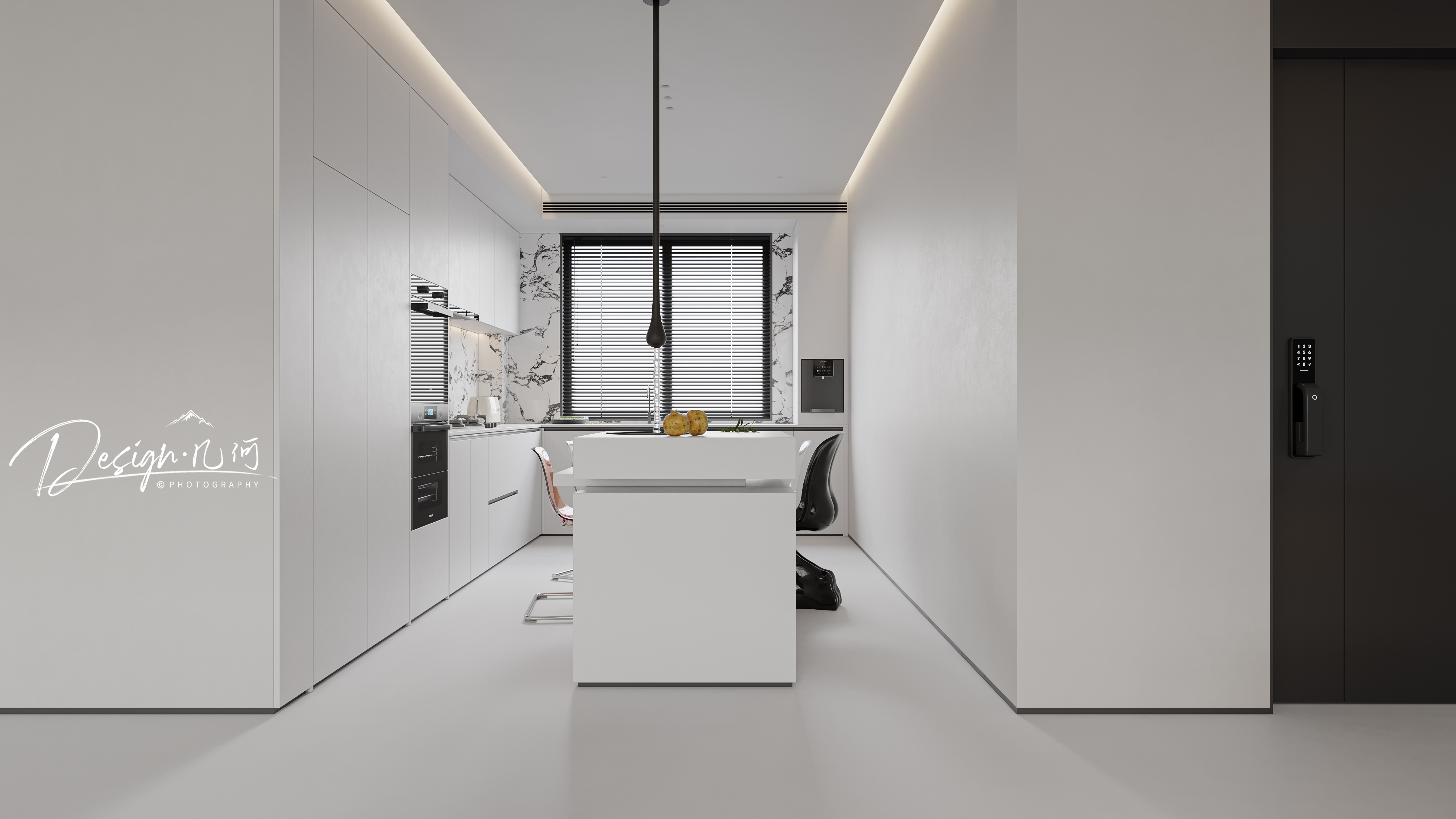 几何空间视觉表现 | 江山赋现代客餐厅-4