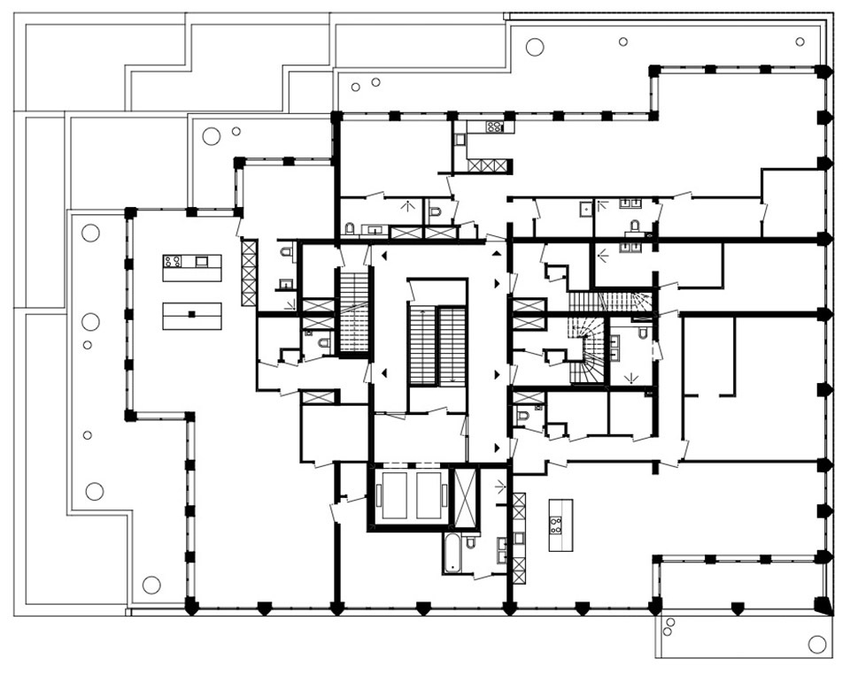 Mercado 公寓楼丨荷兰格罗宁根丨De Zwarte Hond 和 Loer Architecten-48