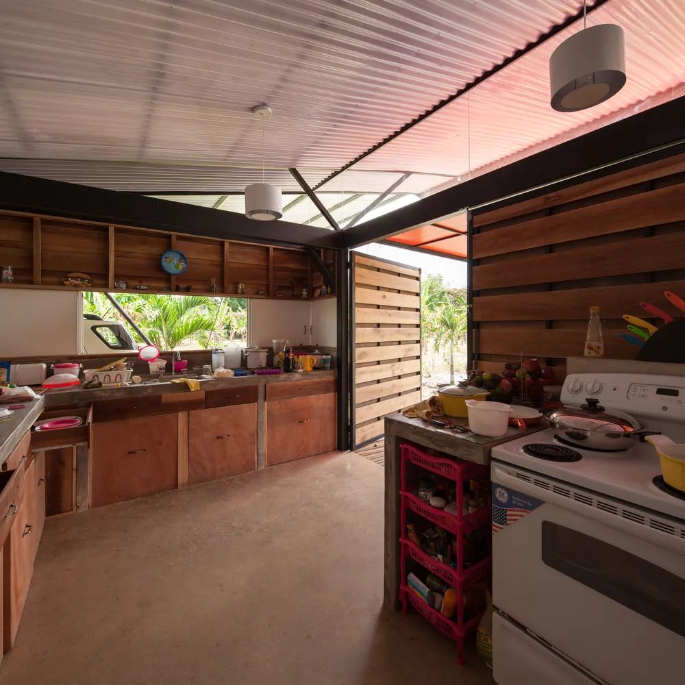 乡间农场 90 平米临建钢构住宅-17