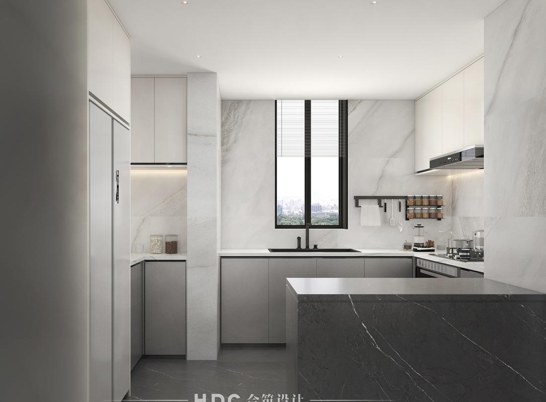 现代极简主义 · 翡翠绿洲室内设计-12