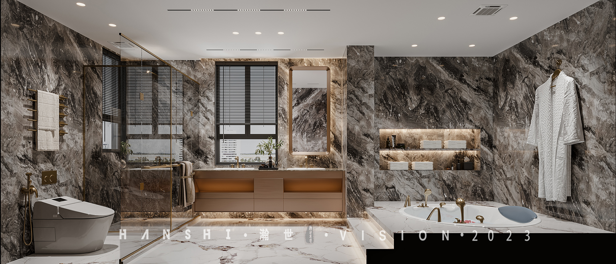 法式轻奢 别墅全案家装-14