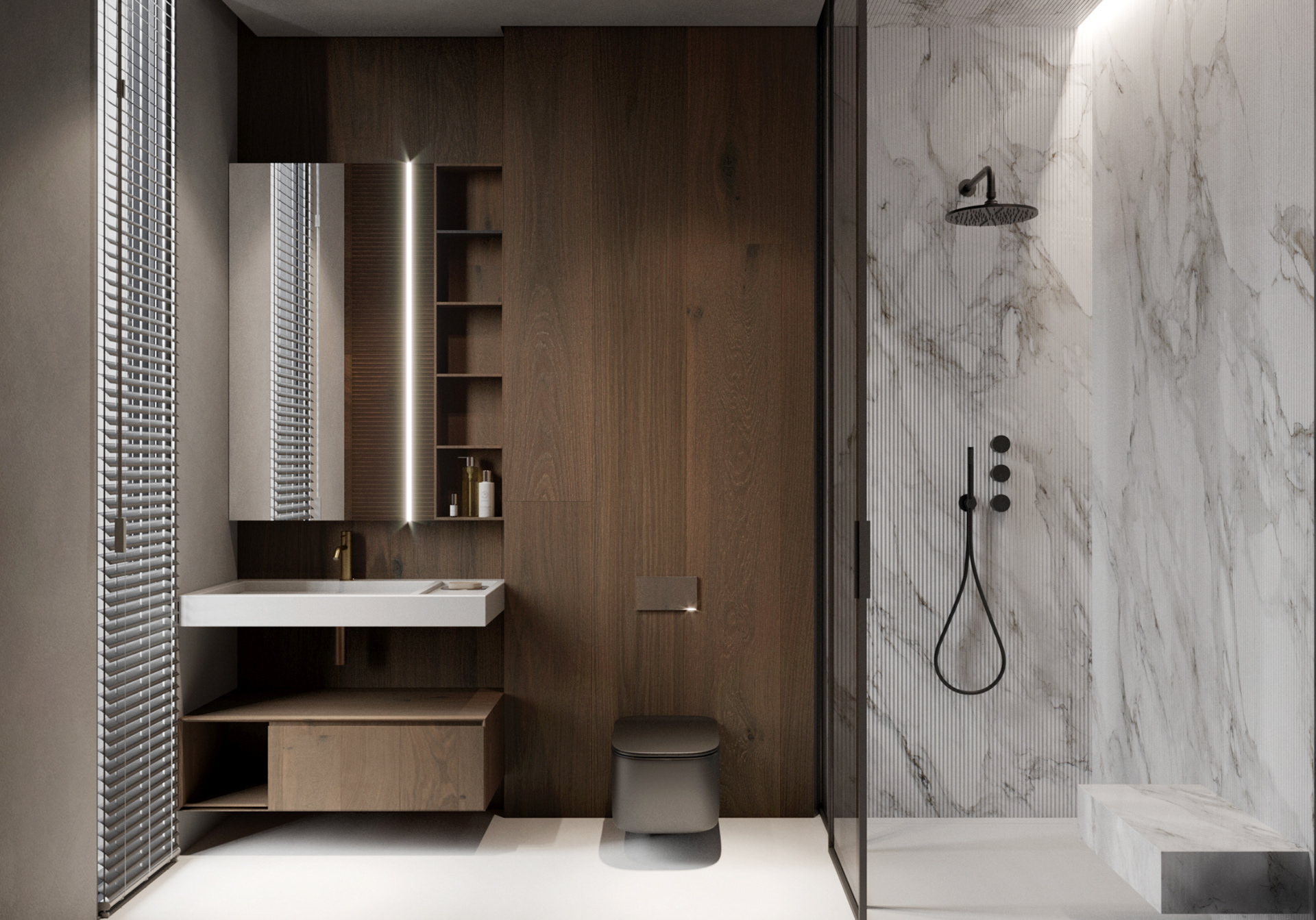 610㎡高级灰色系住宅设计 超精致！-12