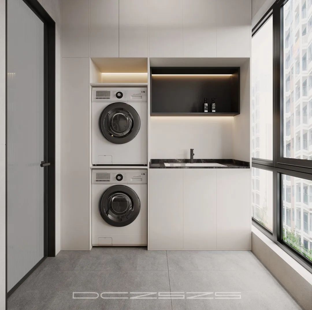 万科金域蓝湾愉景湾现代轻奢风设计丨东成至盛装饰-44