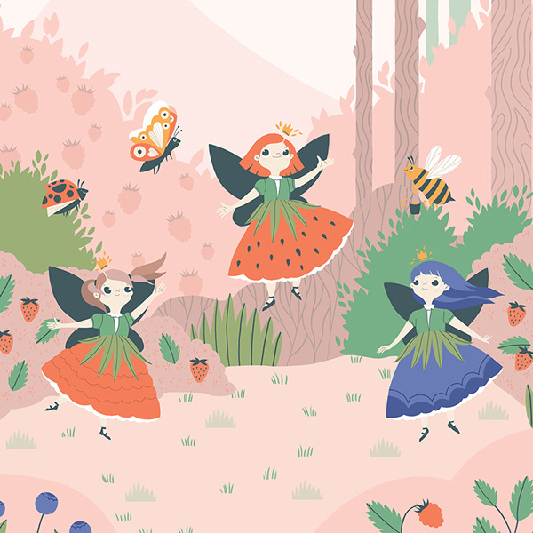 Kids Wallpaper set for Printed Stories-10