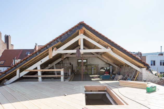 布鲁塞尔工业建筑改造住宅及陶瓷工作室丨比利时丨AgwA,Evelia Macal-68