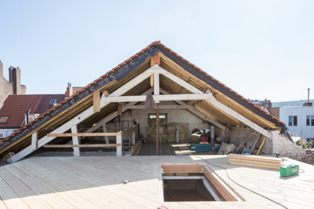 布鲁塞尔工业建筑改造住宅及陶瓷工作室丨比利时丨AgwA,Evelia Macal-68