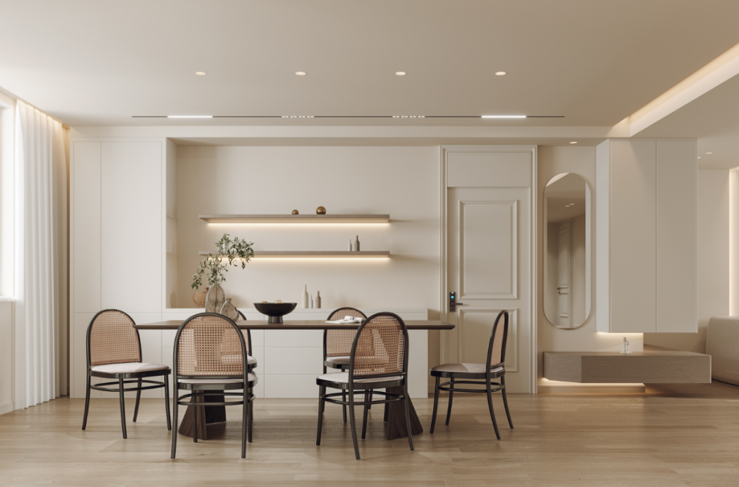 奶油色的温柔 · 打造治愈系的家居空间丨紫苹果装饰-47