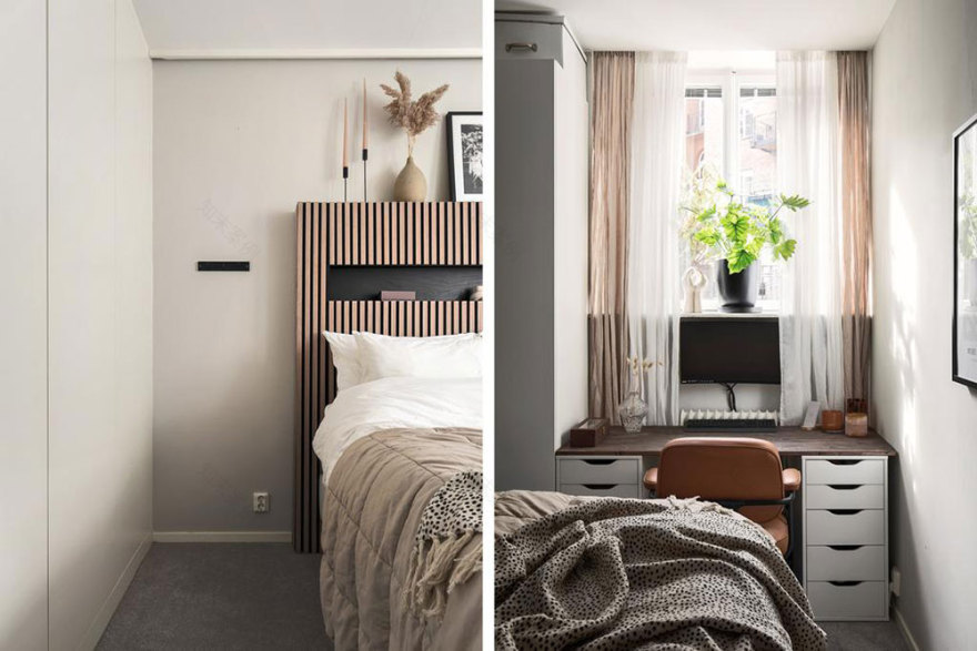 斯德哥尔摩小公寓的弧形窗设计-13