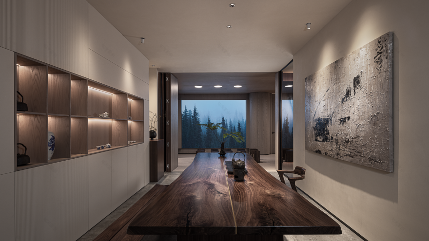 莫霞·木集:榫卯解构当代木作整装定制展厅丨中国杭州丨杭州时上建筑空间设计事务所-51