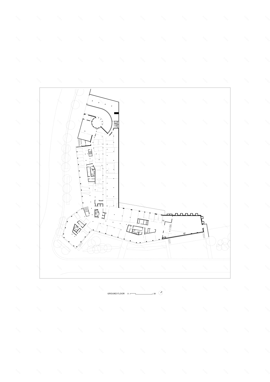 全球基金总部,林·罗布·塞勒的折叠式建筑-17