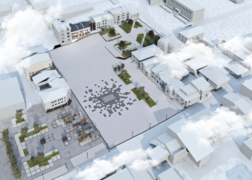 Kalush市集市广场翻新丨乌克兰-21