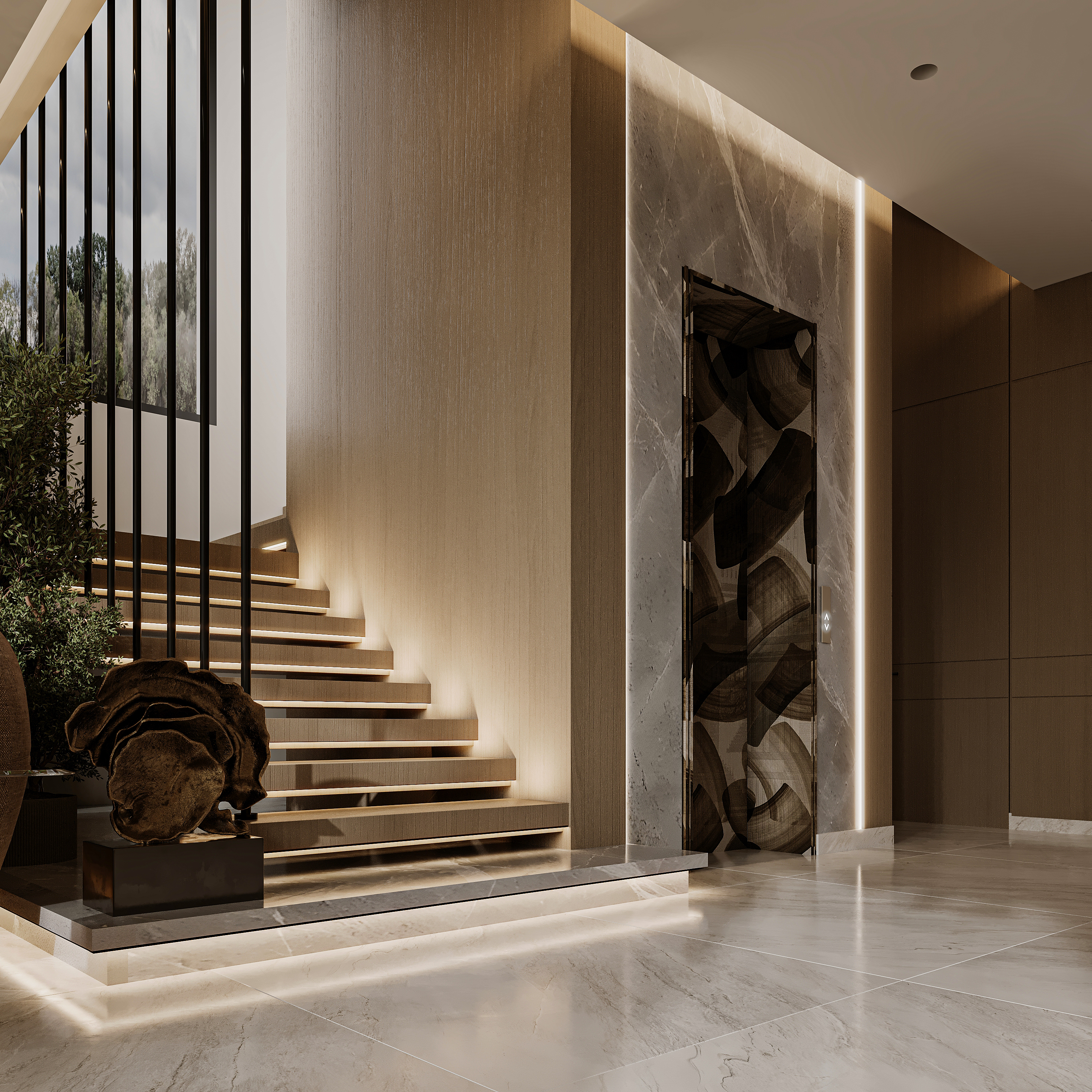 大厅室内设计丨KT_DESIGN STUDIO-22