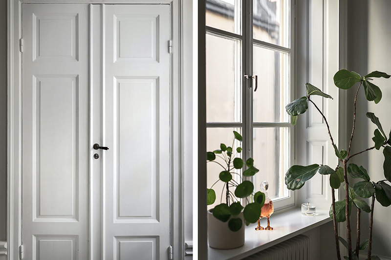 瑞典粉色小厨房公寓-15