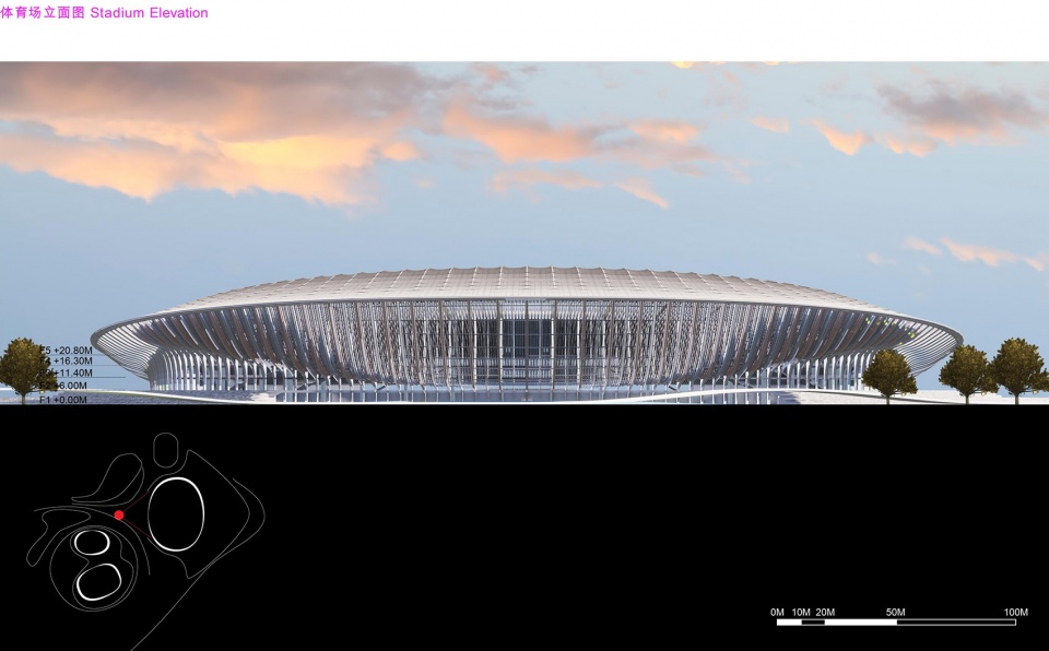 大湾区体育中心丨中国广州丨扎哈·哈迪德建筑事务所,广东省建筑设计研究院-34