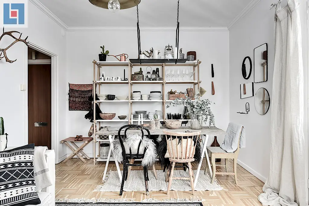 瑞典 46 平米民族风公寓的平衡魅力-3