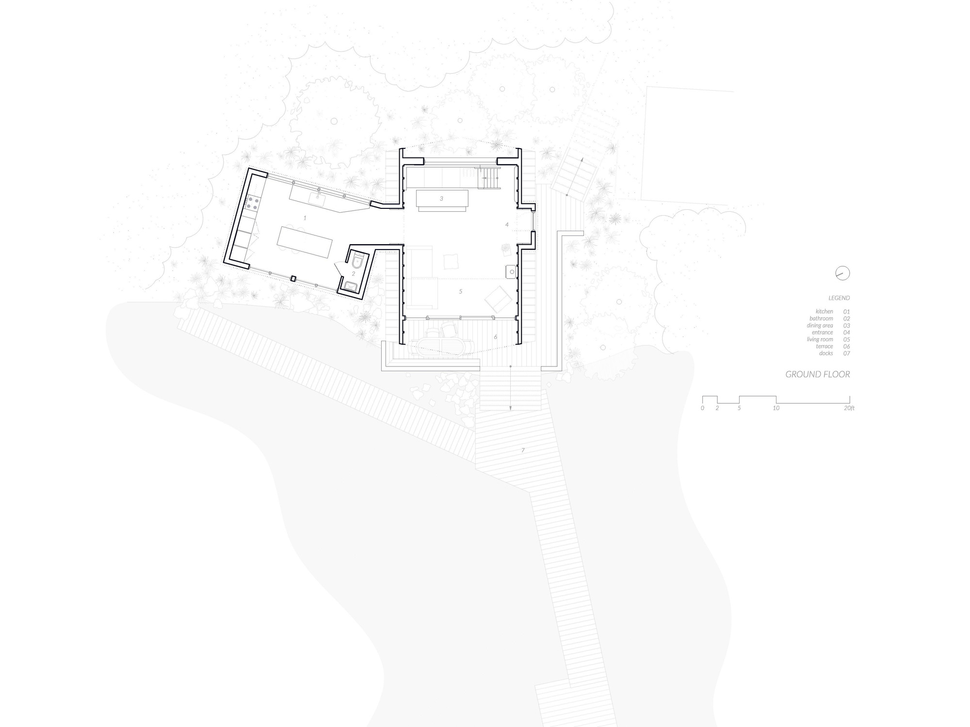 Chalet A 小屋丨加拿大蒙特利尔丨Matière Première Architecture-11