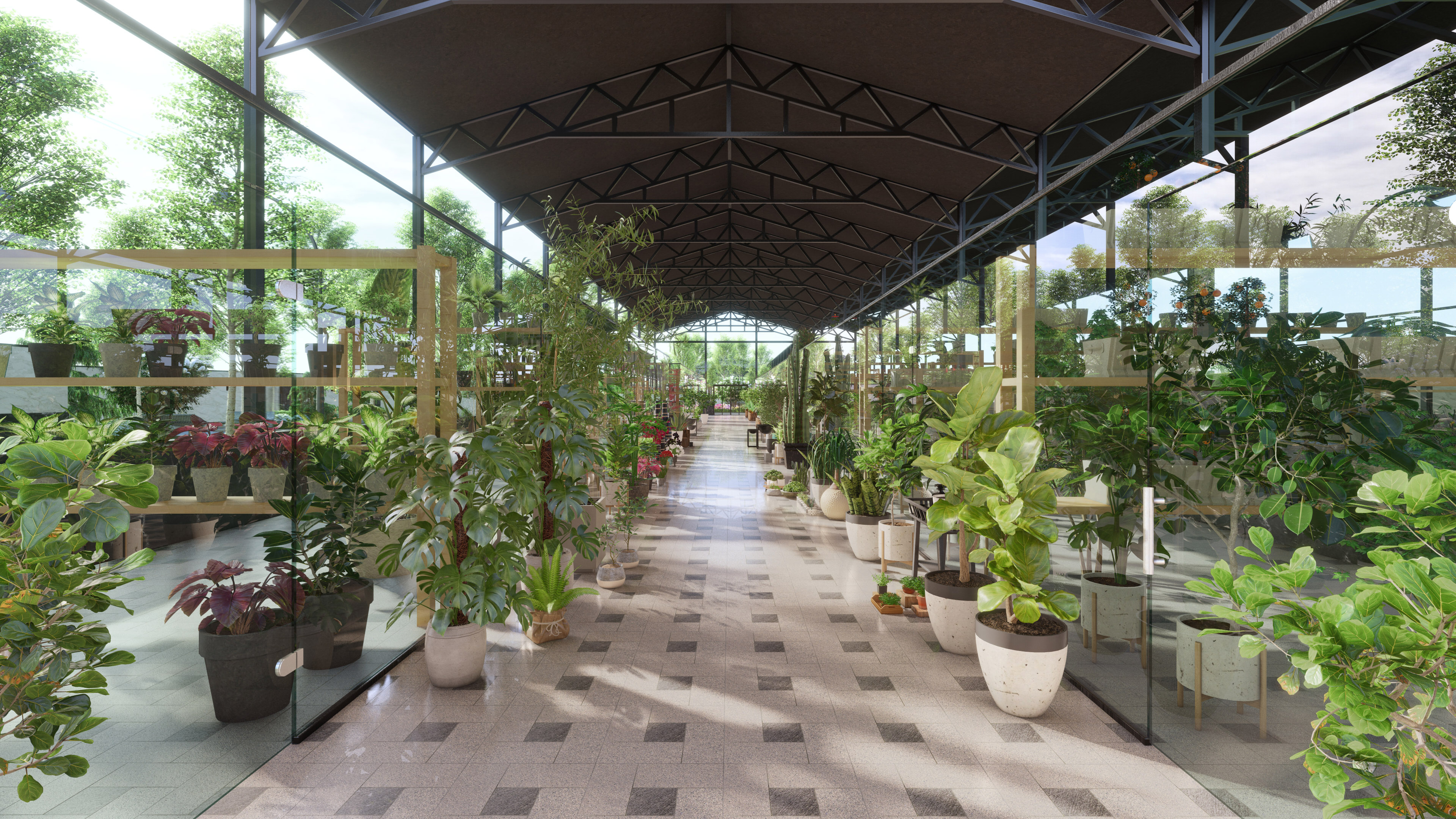 花卉购物中心丨伊朗德黑兰丨Mehrdad Ghazaghi-9