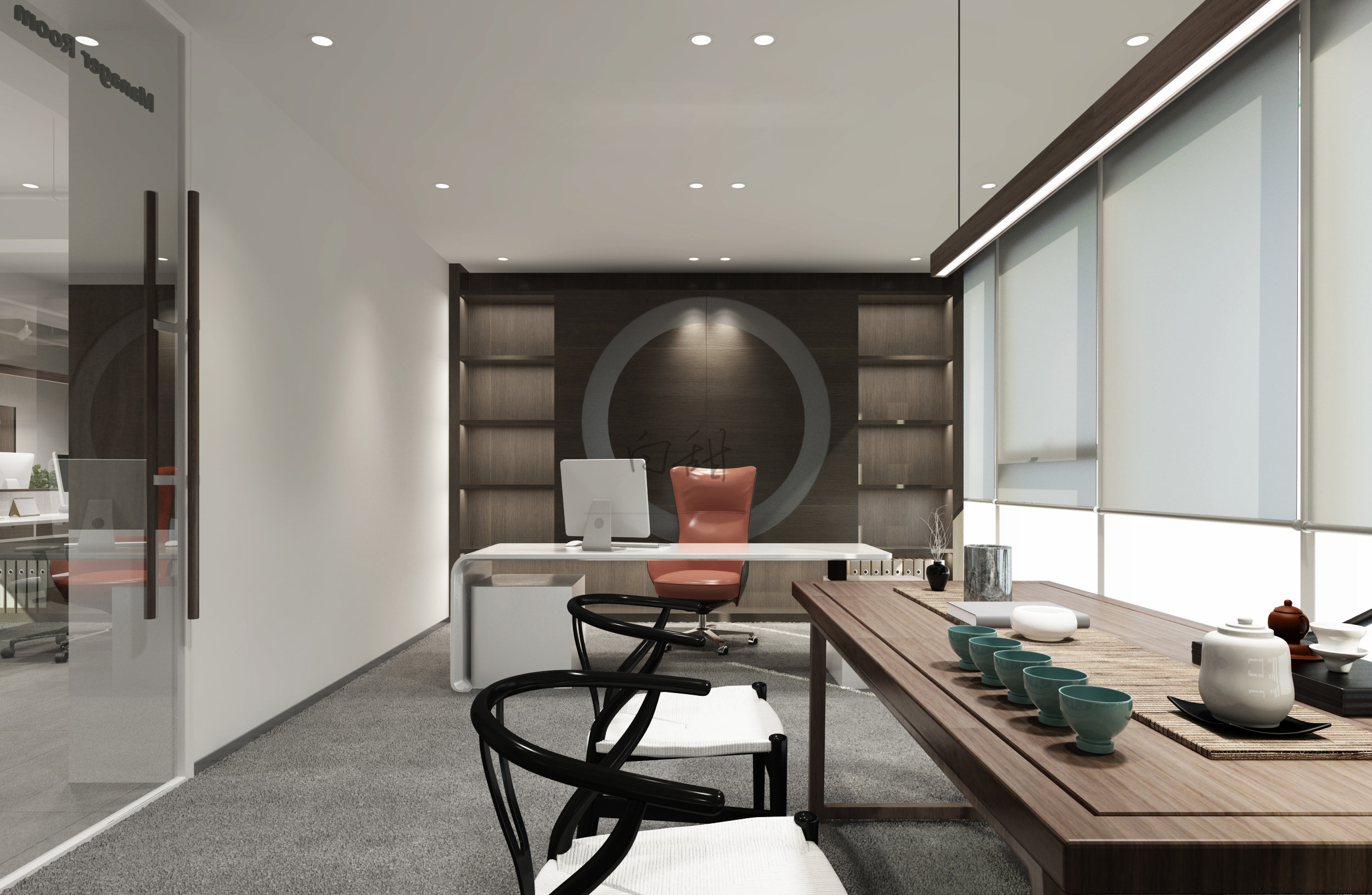 工装/半舍设计丨荣盛时代办公-2