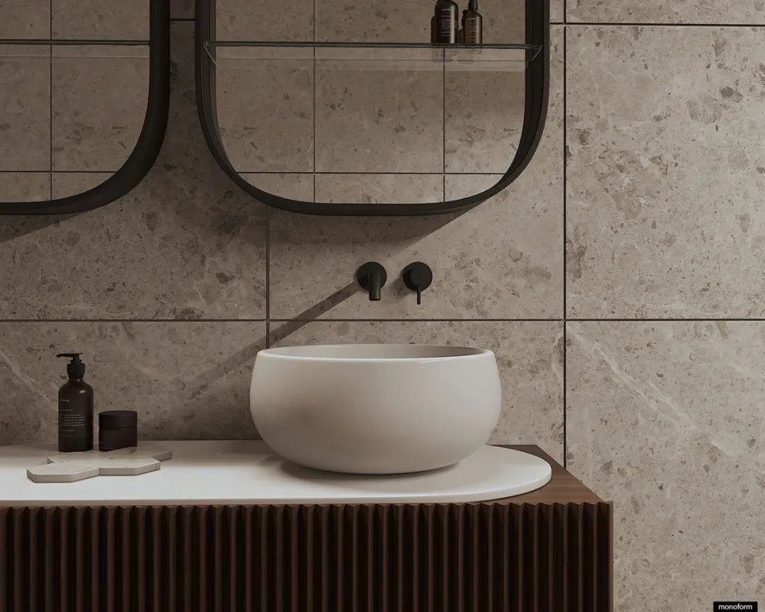 大气时尚的巧克力色木质住宅设计-14