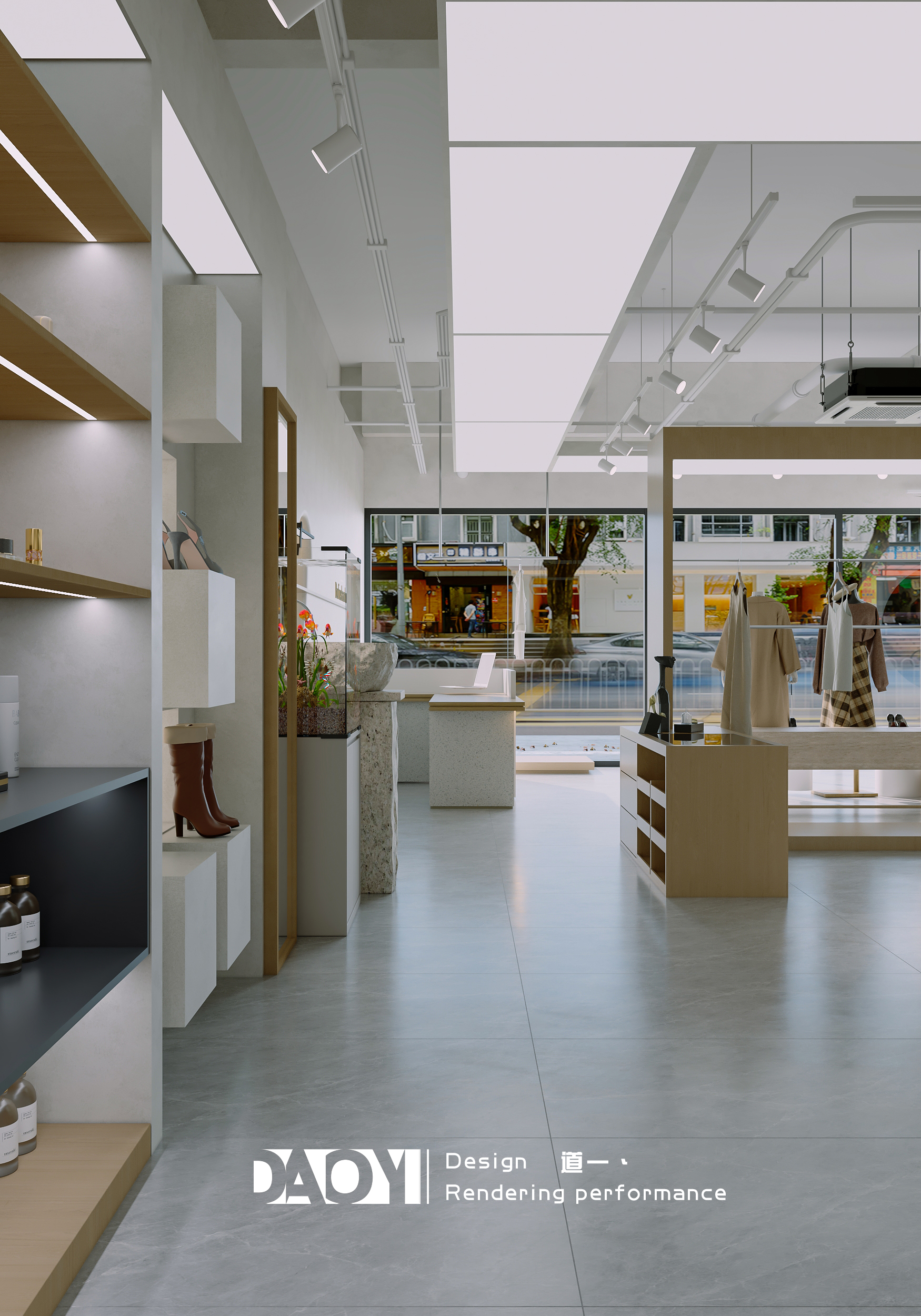 「不负韶华」品牌服装店室内设计丨「DAOYI 道一丶」设计团队-21