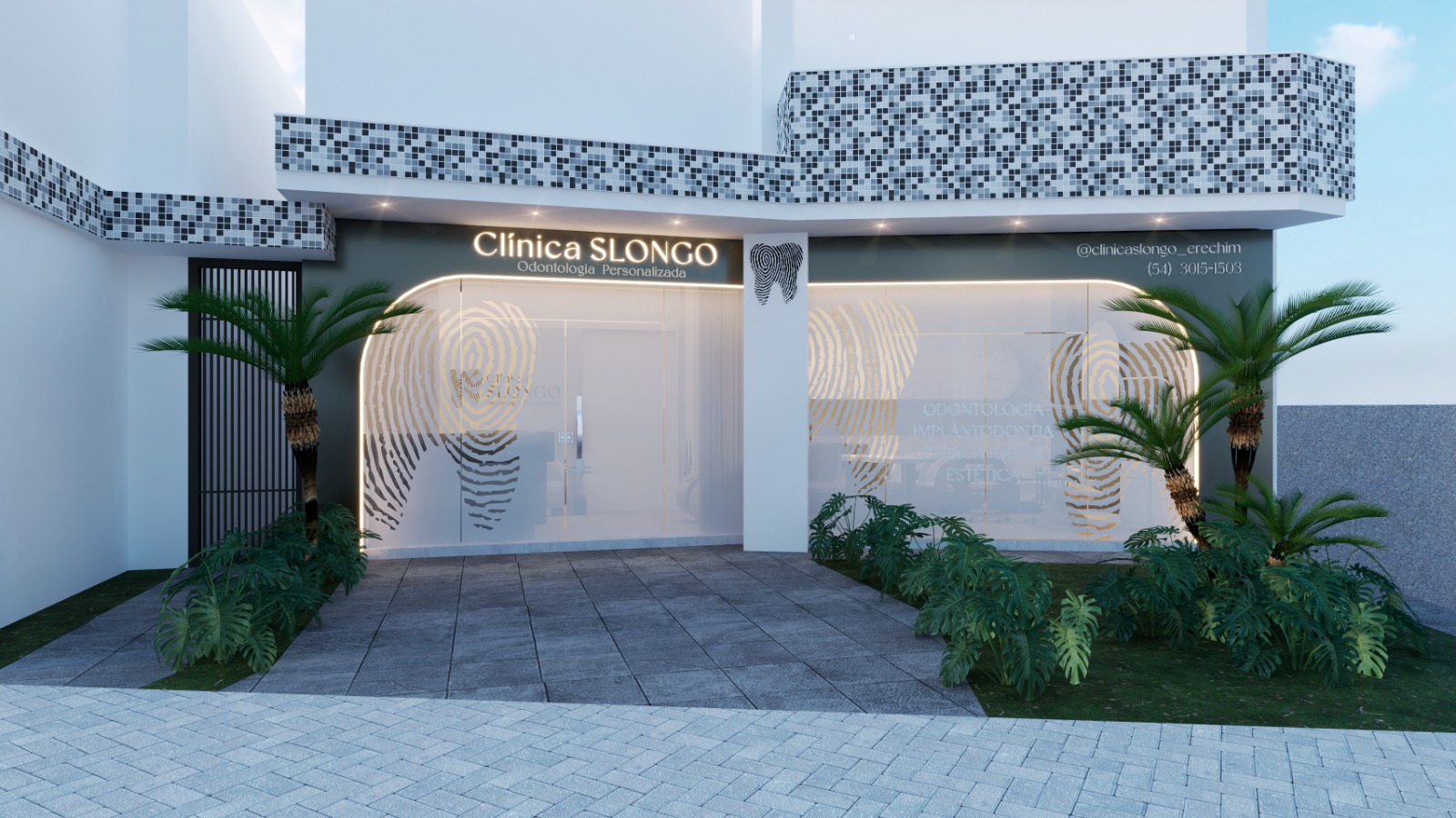 CLÍNICA SLONGO · 牙科诊所外立面及室内设计项目丨巴西南里奥格兰德丨@APOLLOFERRARI_ARQ-0