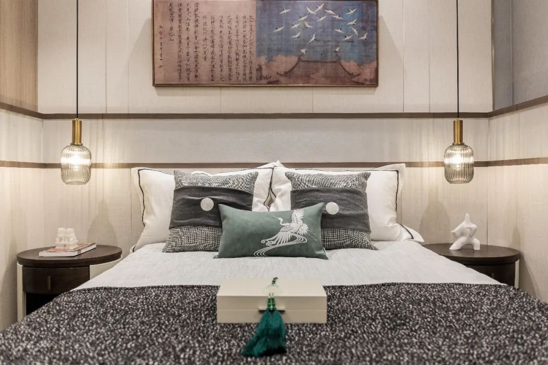 奥晨天元平墅·中式样板房 | 英雄气息与现代人居的完美融合-21