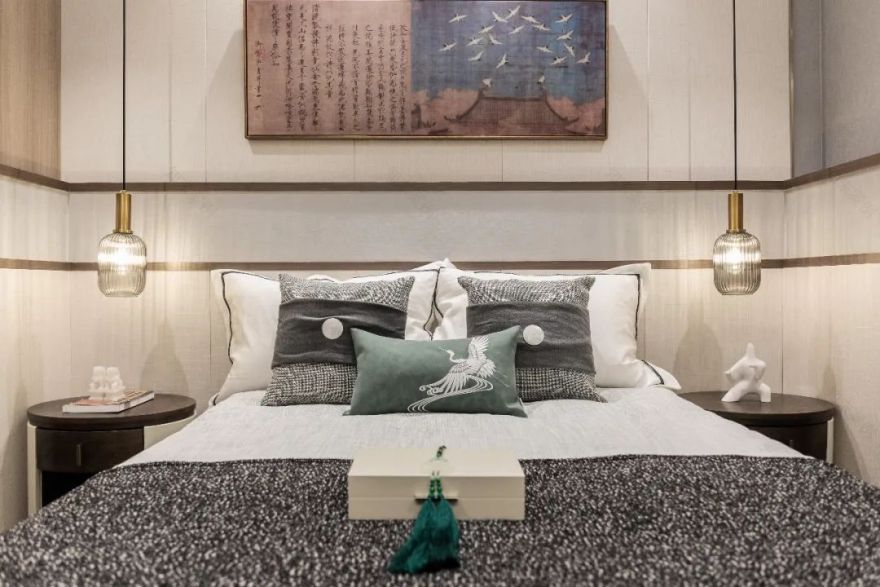 奥晨天元平墅·中式样板房 | 英雄气息与现代人居的完美融合-21