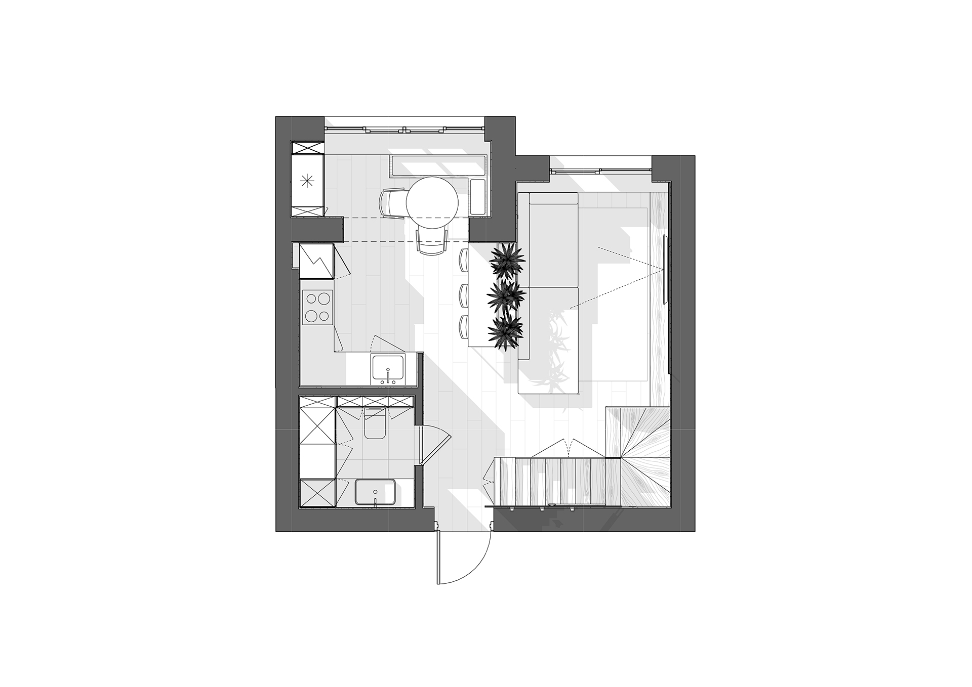 74.4㎡ 小空间公寓设计 很舒适！-29