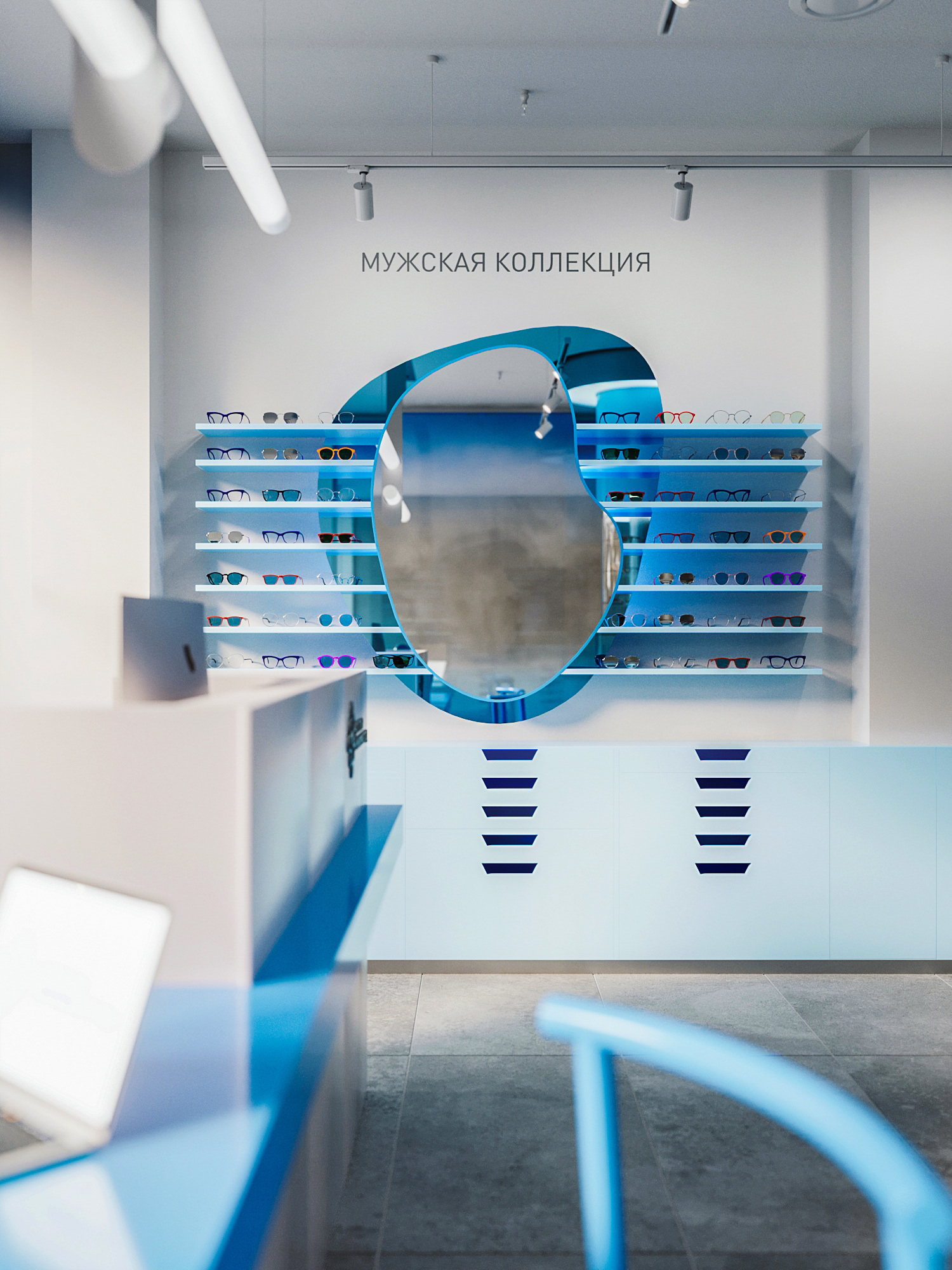 Interoptica 眼镜店室内设计丨俄罗斯鄂木斯克-7