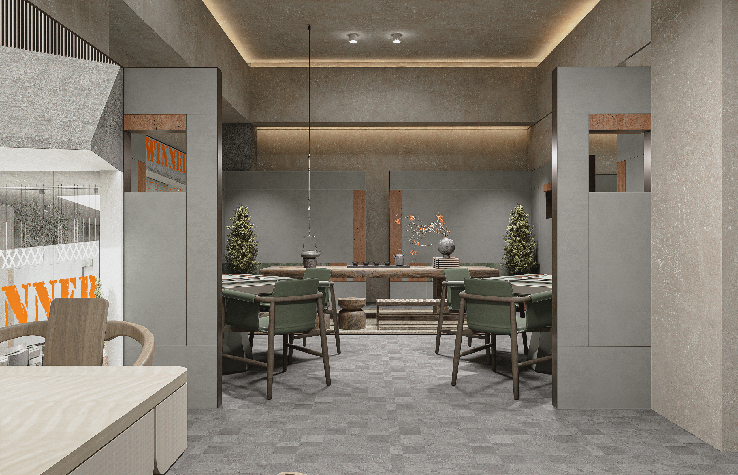 棋牌家具品牌展厅丨中国成都-11