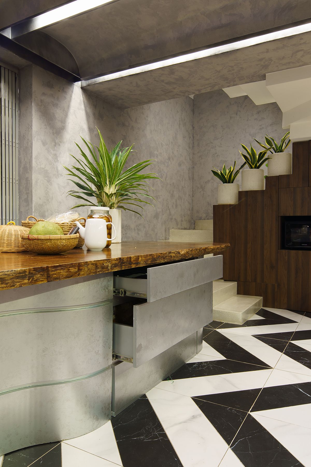 The Falls House - Không gian gợi cảm xúc từ sự kết hợp vật liệu, mang hơi thở thiên nhiên trong lành | Akitephile-27