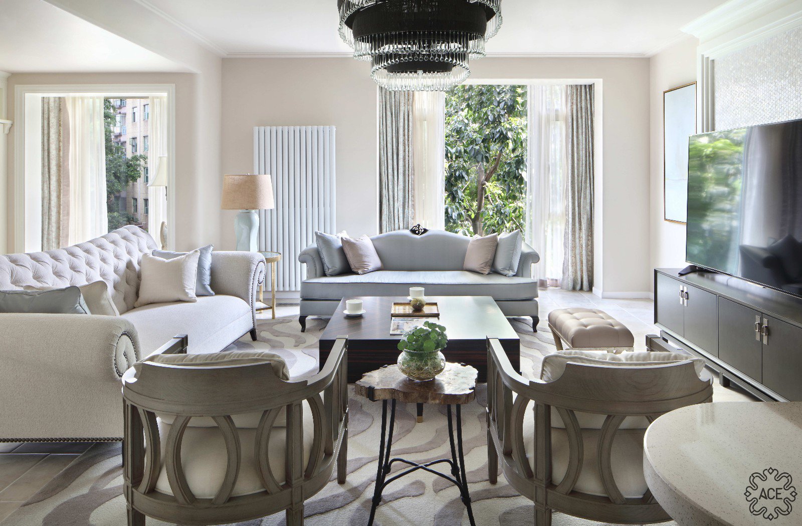 330m²花园洋房设计·居心地  ACE谢辉室内定制设计-9