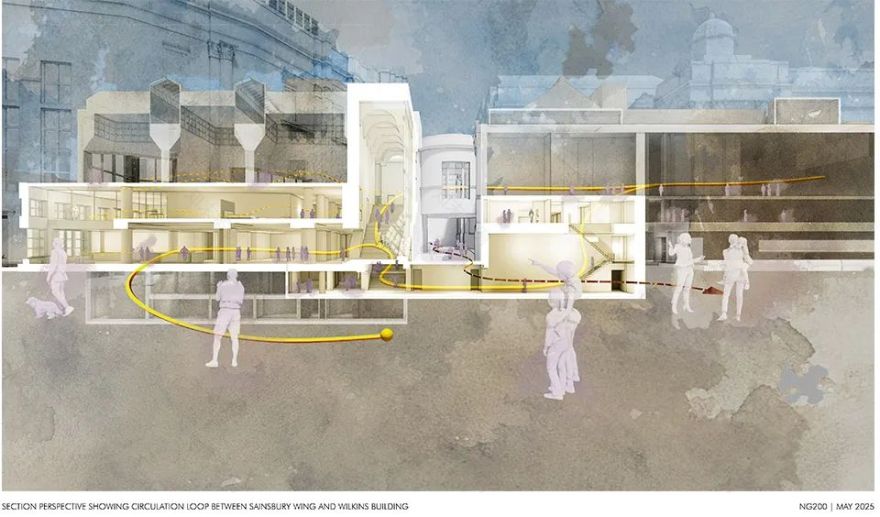 伦敦国家美术馆Sainsbury翼楼改造-70