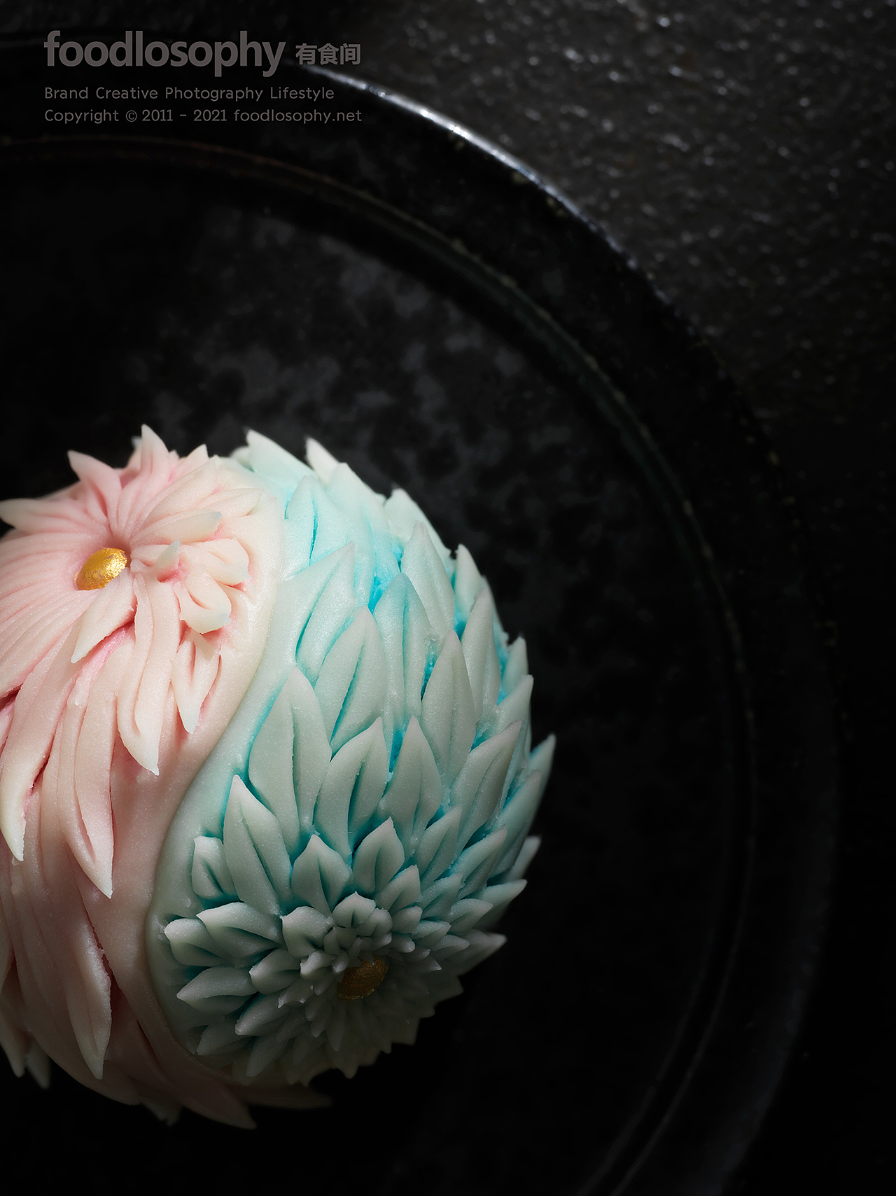 影实造型 × 有食间｜一组绽放的和果子-4