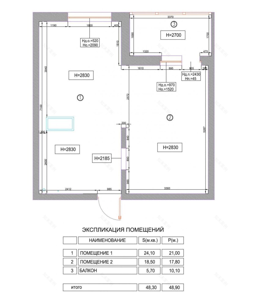 ЖК «Новое Тушино» 45平公寓室内设计丨俄罗斯莫斯科丨Diana-75