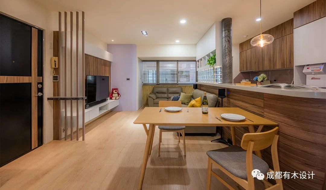 现代简约原木色清朗宅邸丨基因皓-11