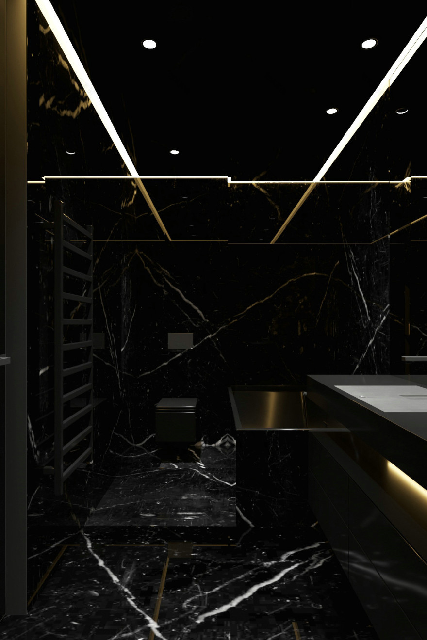 高级黑+工业风,帅气而个性的生活居所-48