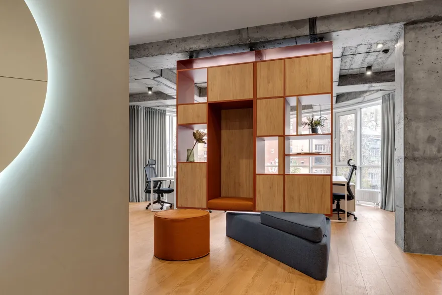 赤陶办公室丨乌克兰基辅丨Zaza interior design-9
