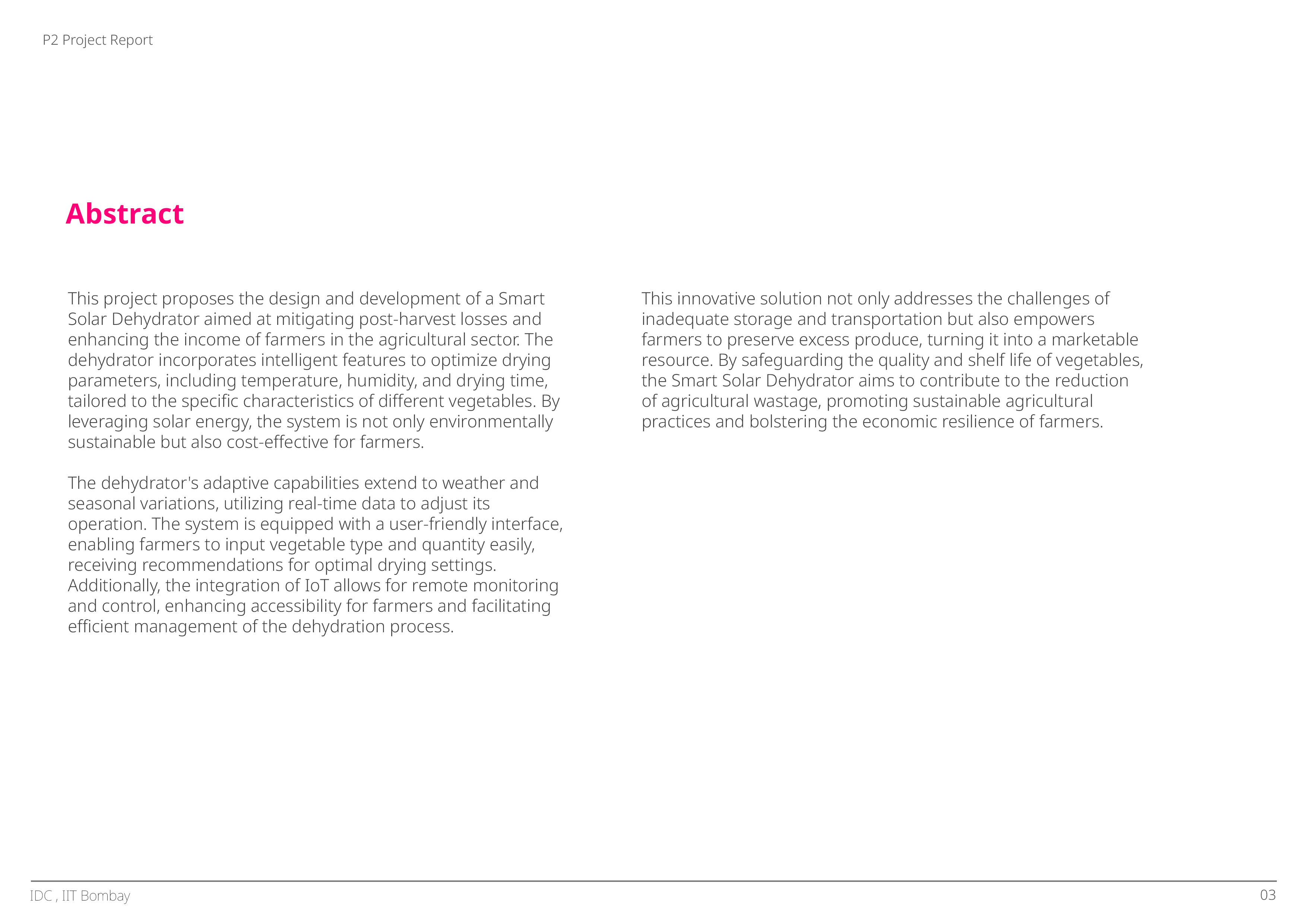 MyRay- Solar Dehydrator: Smart and Decentralised-0
