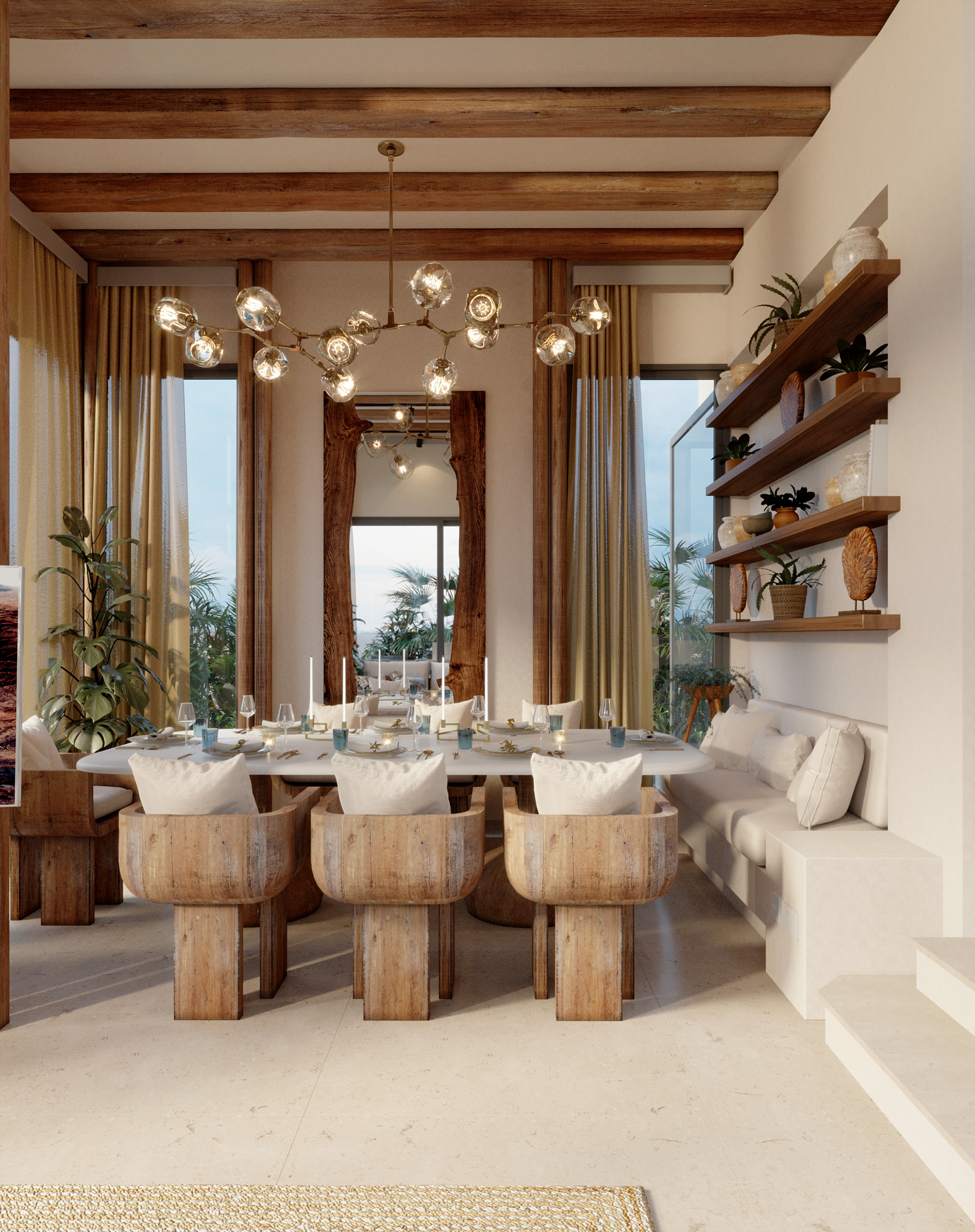 城市波西米亚风格室内-6