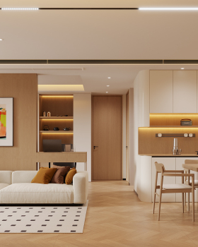 去掉一个卧室，客厅真的变得有无限可能